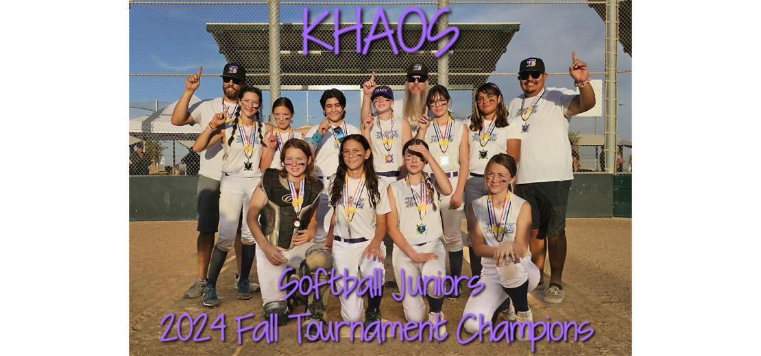Congratulations to our Softball Juniors Champions!