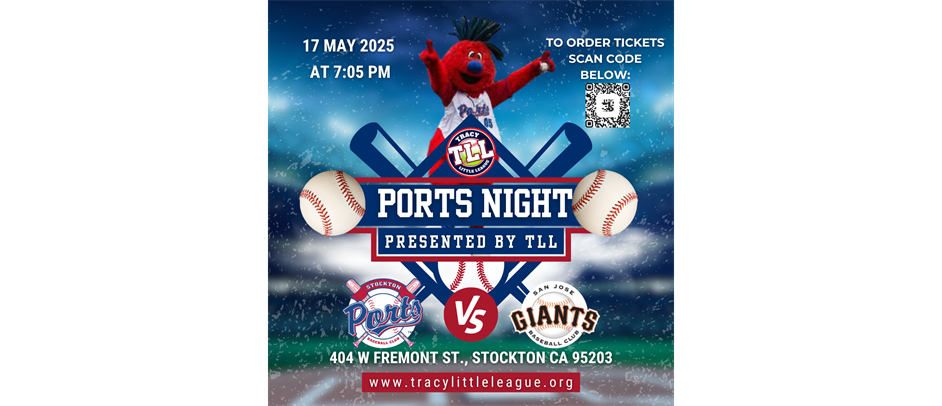 Tracy Little League Ports Night!
